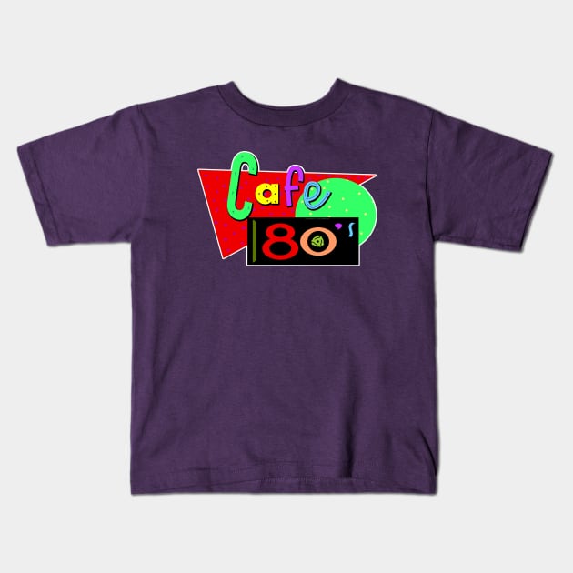 Cafe 80's Kids T-Shirt by Vandalay Industries